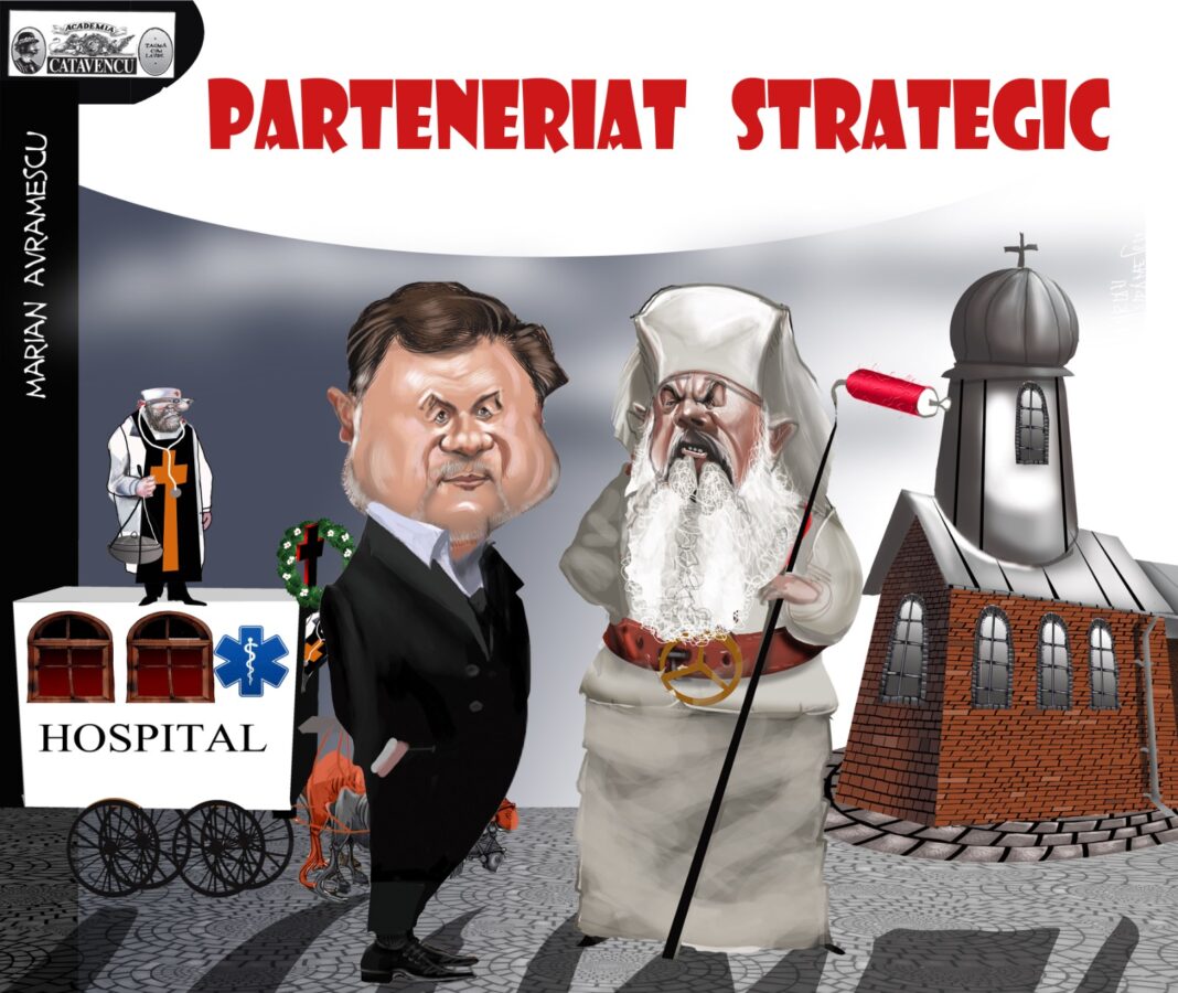 Alexandru Rafila și patriarh Daniel spital mâncare biserică